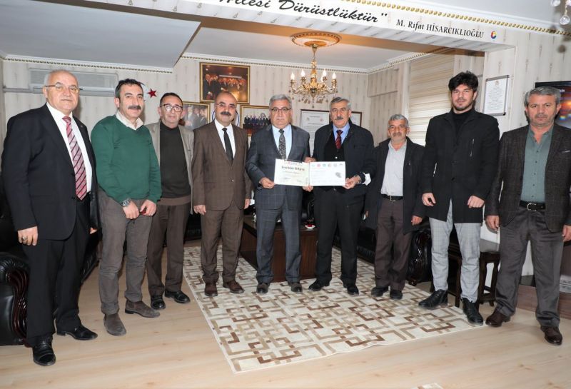 ŞİFAHOD DERNEĞİNDEN BAŞKAN HASTAOĞLU'NA ZİYARET