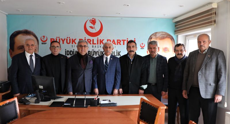 BORSA YÖNETİMİNDEN BBP SİVAS İL BAŞKANI POLATA ZİYARET