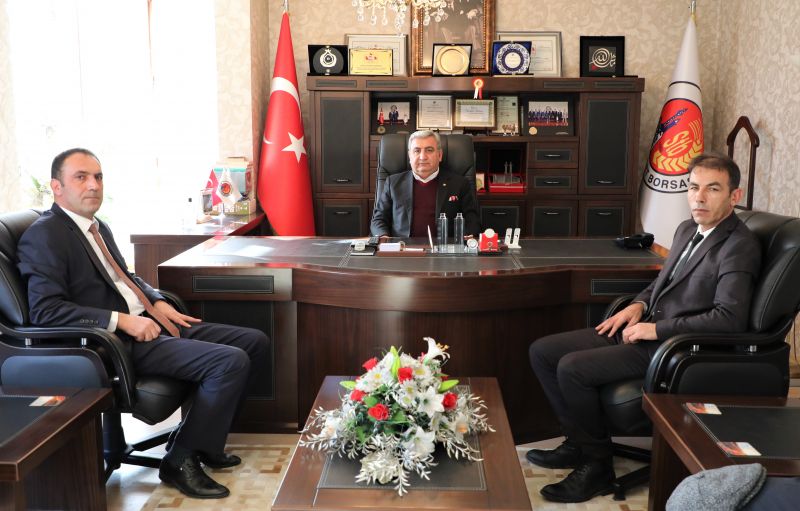TMO SİVAS BAŞMÜDÜRÜ BAKIRTAŞ’TAN BAŞKAN HASTAOĞLU’NA BİLGİLENDİRME