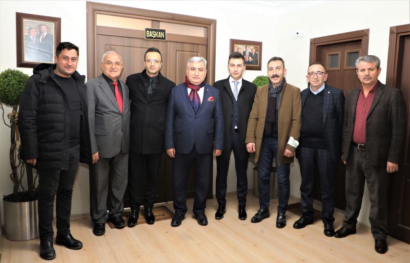 ŞEKERBANK YÖNETİCİLERİNDEN BAŞKAN HASTAOĞLU'NA ZİYARET