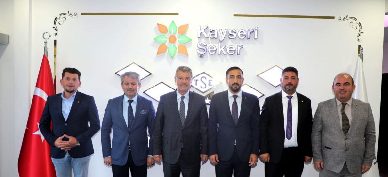 BORSAMIZ YÖNETİM KURULU ÜYELERİNDEN KAYSERİ ŞEKER BAŞKANI AKAY'A ZİYARET