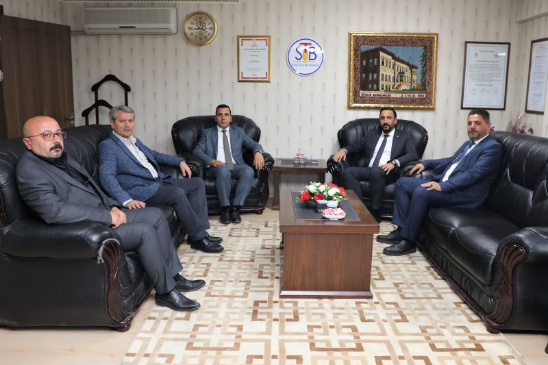 İL ÖZEL İDARE GENEL SEKRETERİ ALGIN BAŞKAN KARAKAYA VE YÖNETİMİNİ ZİYARET ETTİ