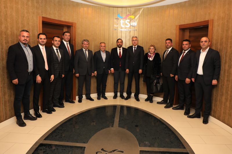 BAŞKAN KARAKAYA VE YÖNETİM KURULUNDAN SİVAS TSO YA ZİYARET
