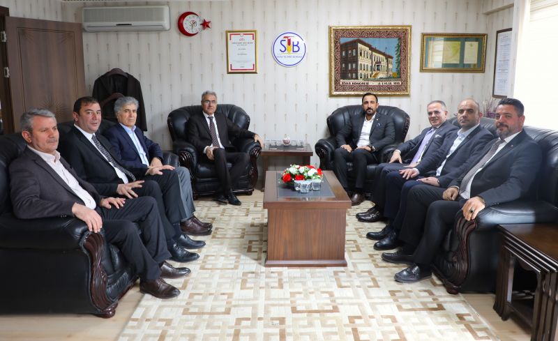 SİVAS TSO HEYETİNDEN SİVAS TİCARET BORSASINA ZİYARET