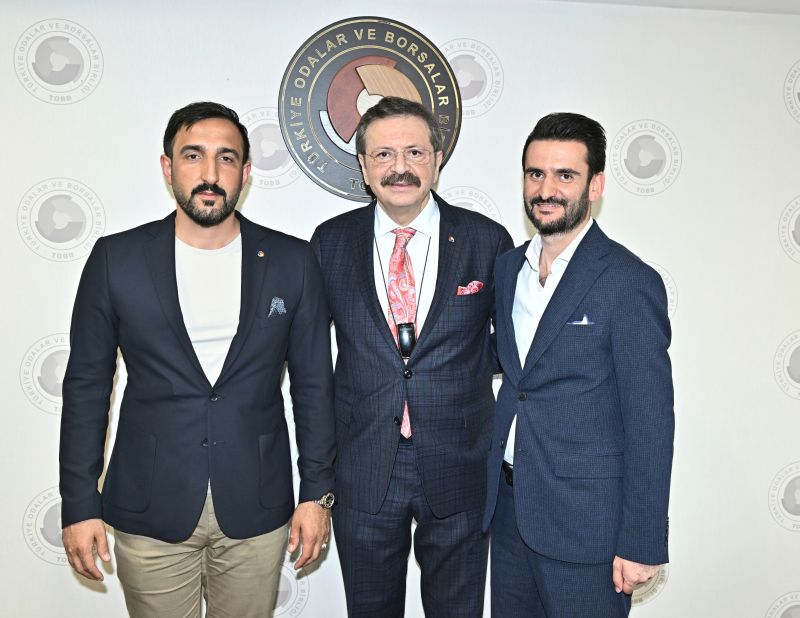BAŞKANIMIZ KARAKAYA'DAN TOBB BAŞKANIMIZ HİSARCIKLIOĞLU'NA ZİYARET