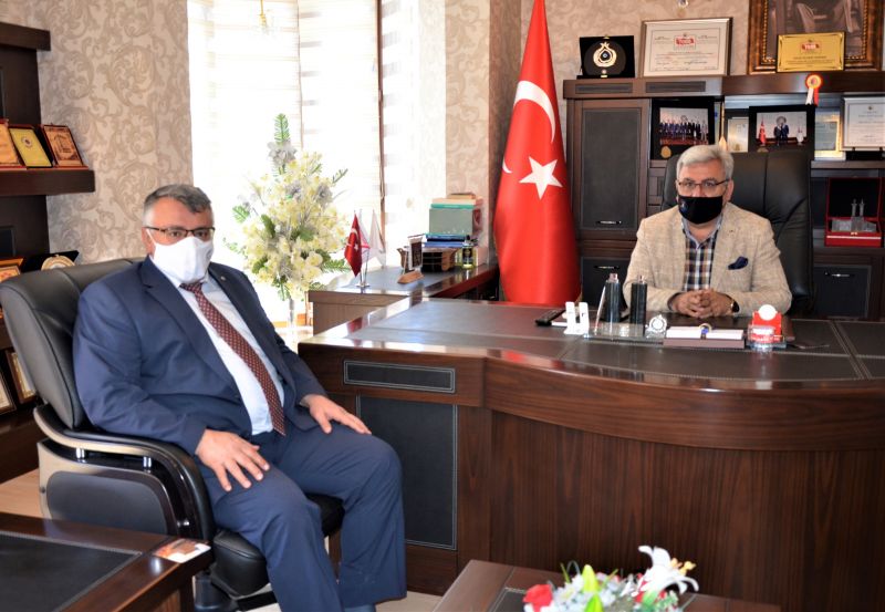 SİVAS SGK İL MÜDÜRÜ BOZTEPE'DEN BAŞKAN HASTAOĞLU'NA ZİYARET