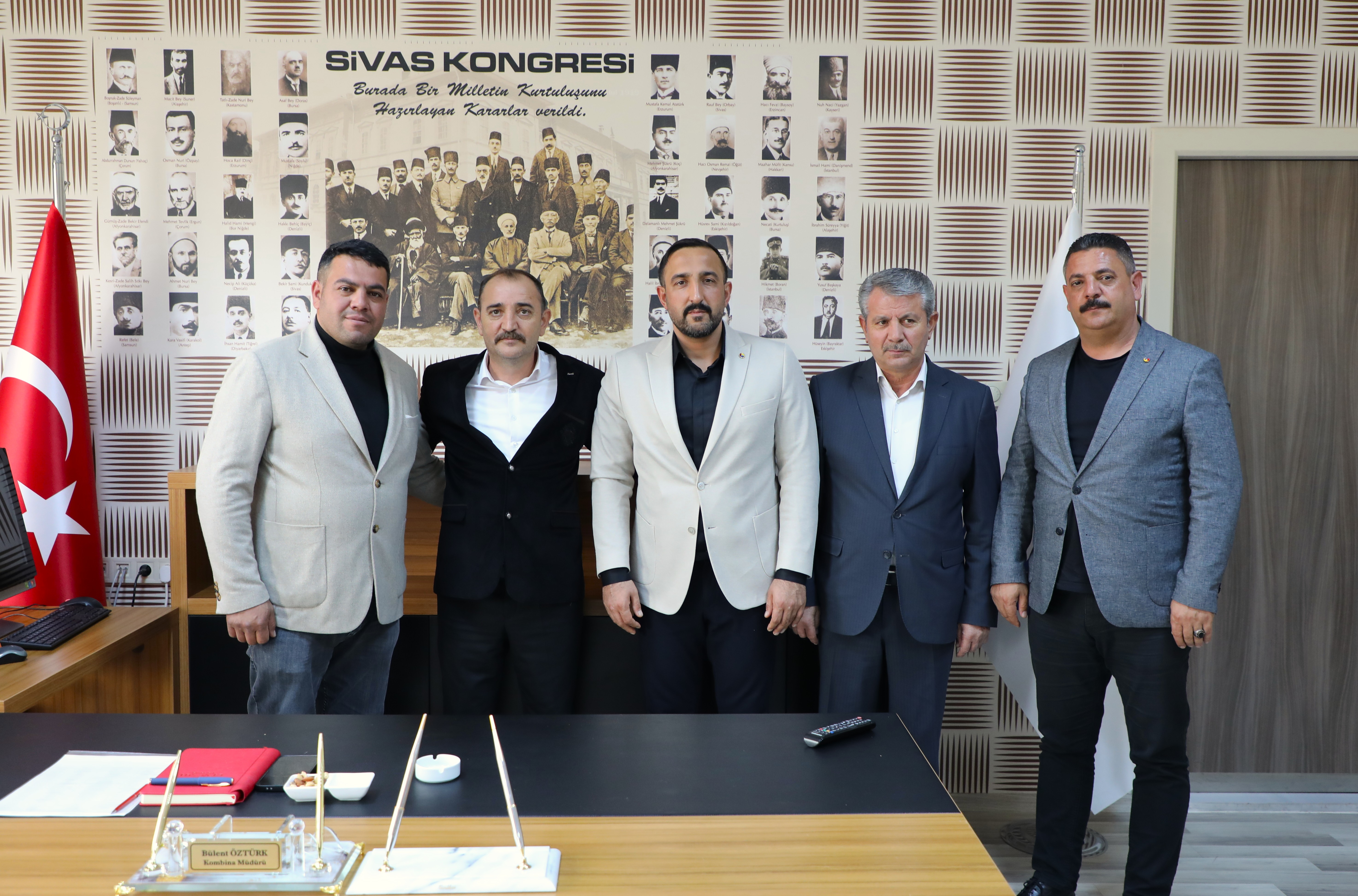 Et ve Süt Kurumu Sivas Kombinası Müdürü Öztürk'e Hayırlı Olsun Ziyareti