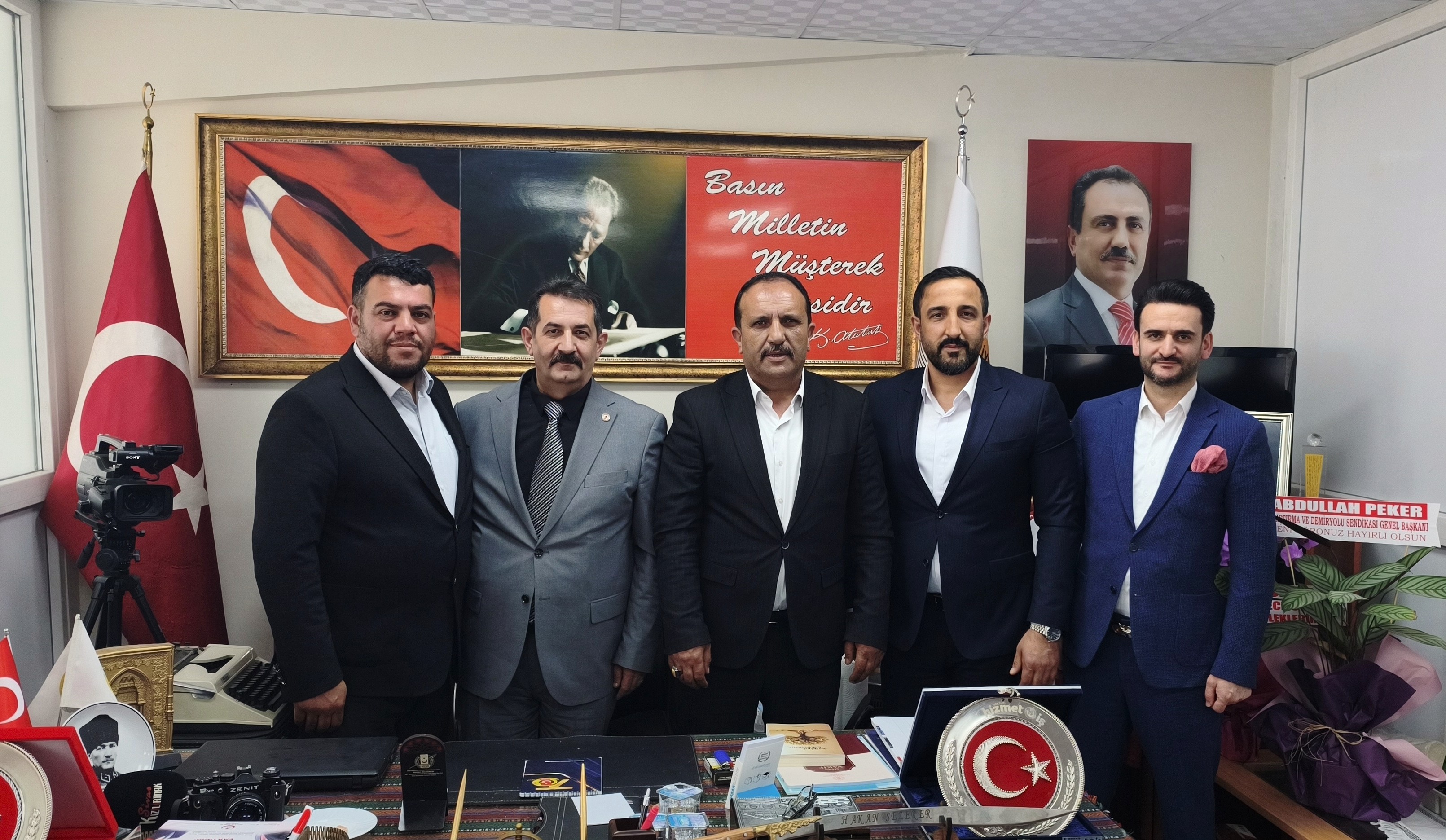 Sivas Ticaret Borsası’ndan Hakan Sezerer’e Hayırlı Olsun Ziyareti