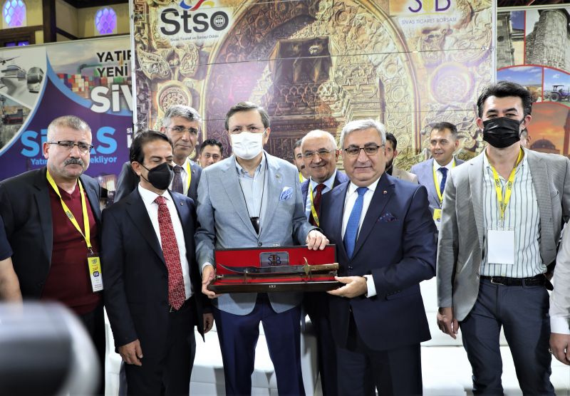 11. YÖREX FUARINDA SİVAS STANDI BÜYÜK İLGİ GÖRDÜ